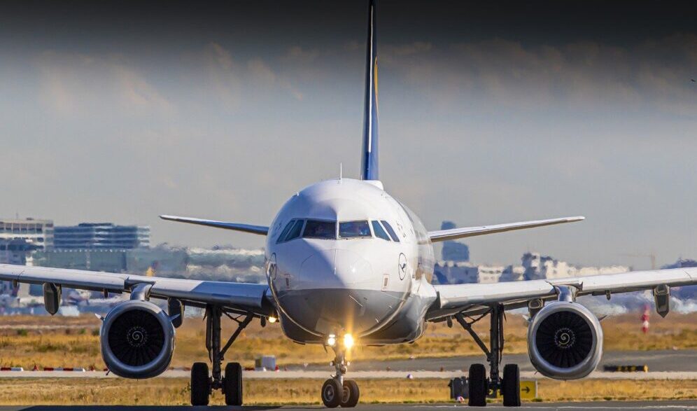 airbus, plane, departure